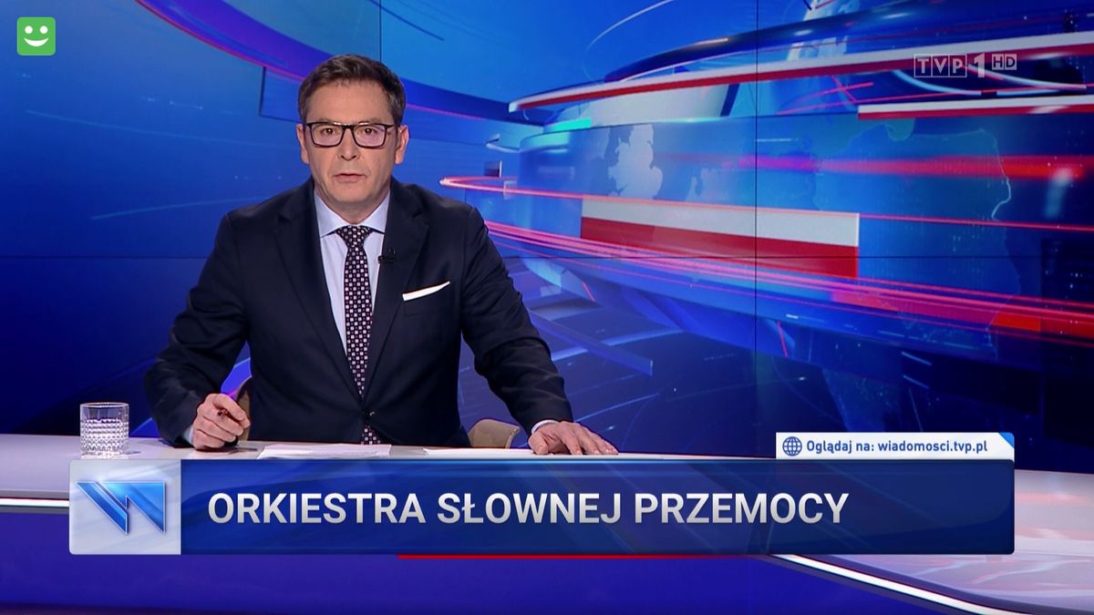 Tym razem "Wiadomości" połączyły powrót Tuska z wulgaryzmami na festiwalu Owsiaka