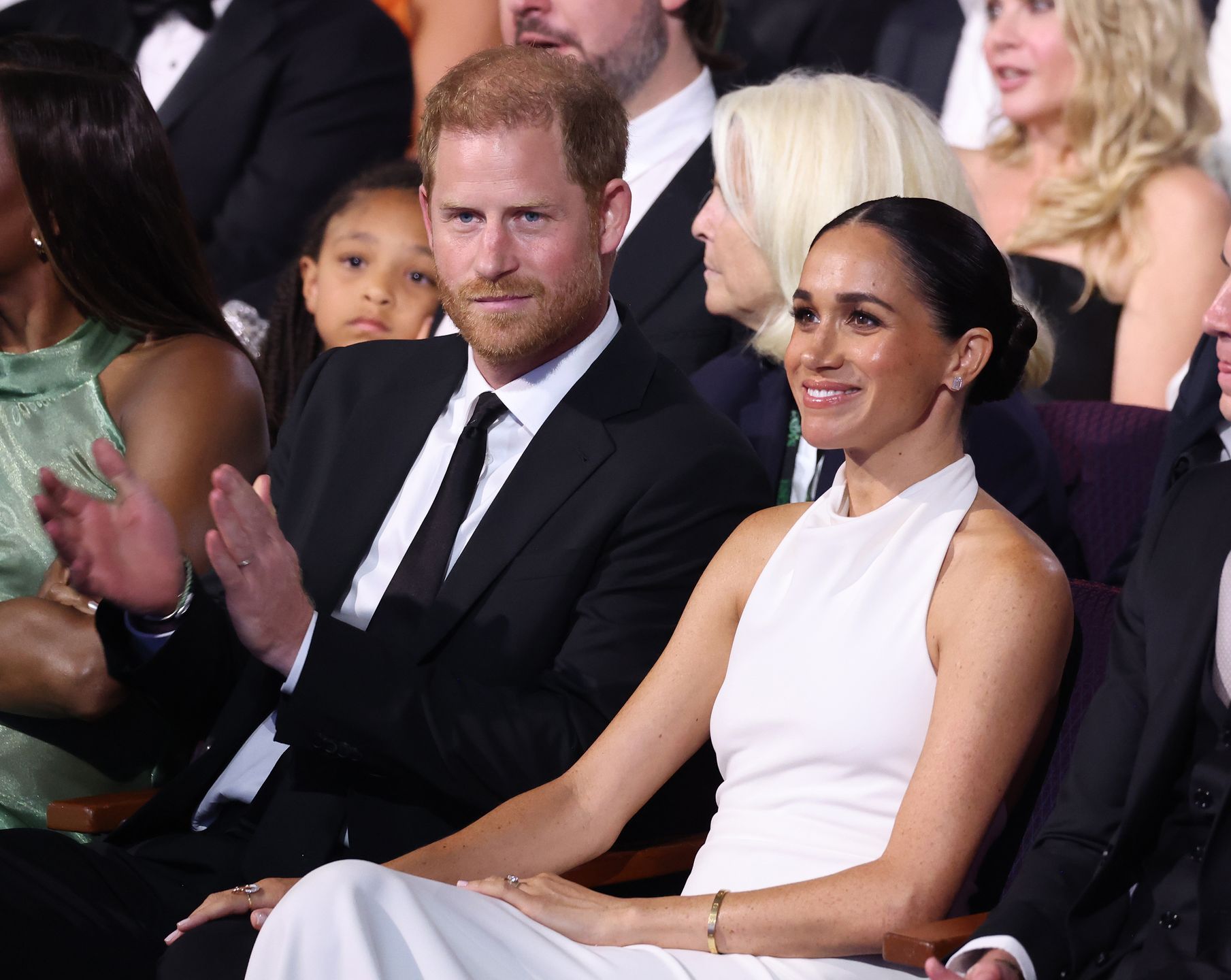 Meghan Markle i książę Harry na gali w Los Angeles