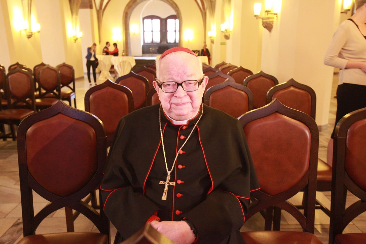 Kardynał Henryk Gulbinowicz. Zdjęcie z 2013 r.