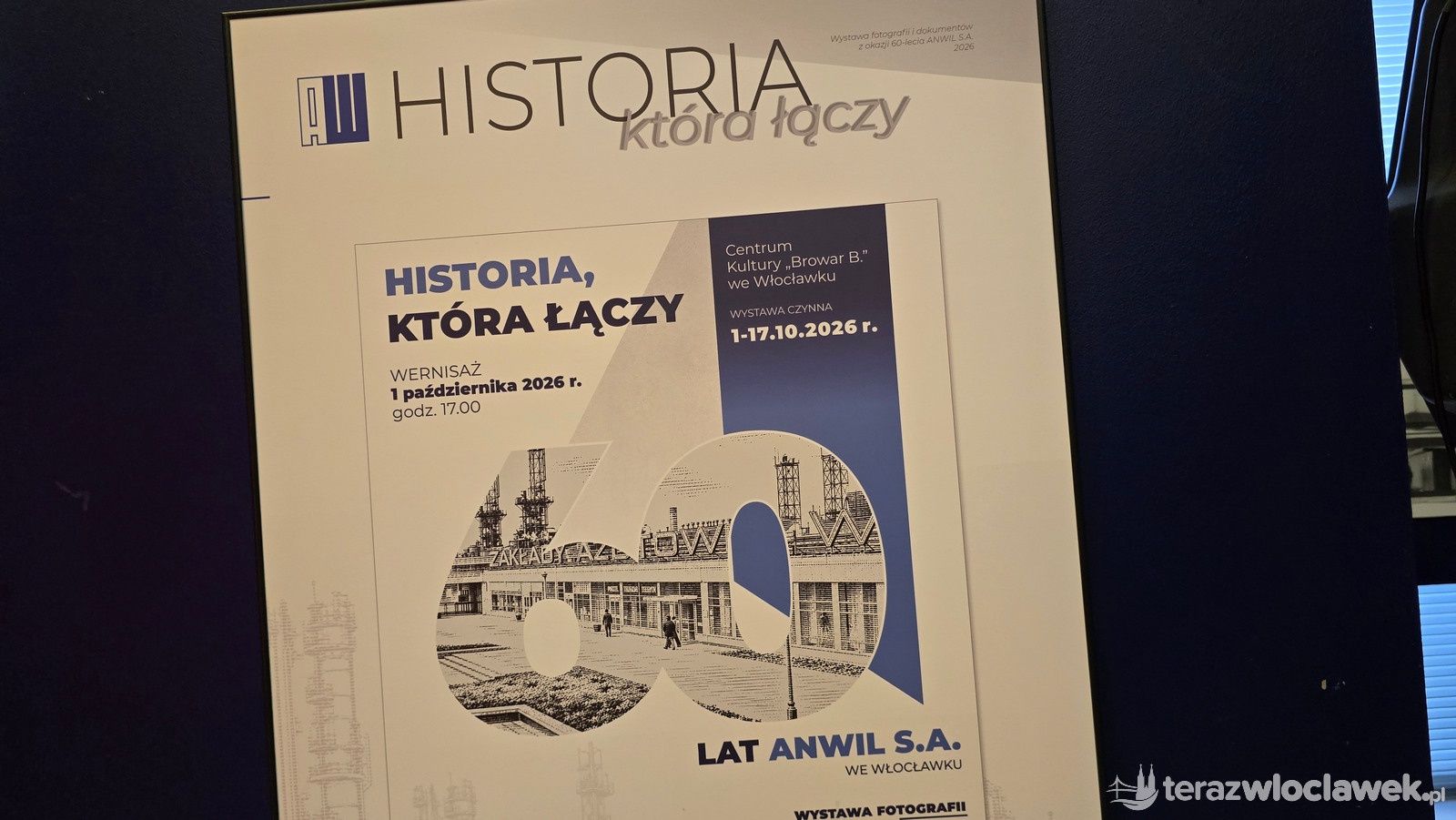 Włocławianie wspominają Azoty. Otwarto wystawę o 60 latach Anwilu