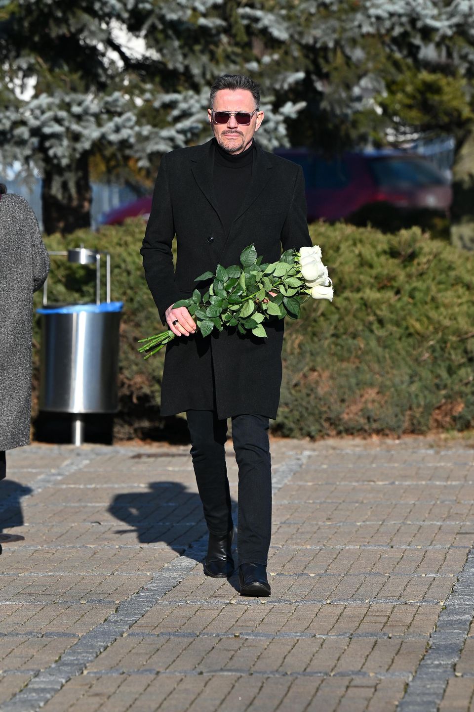 Pogrzeb męża Ewy Bem