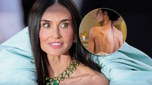Fani patrzą na plecy Demi Moore i zamierają z niepokoju. "Boję się o ciebie"