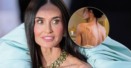 Fani patrzą na plecy Demi Moore i zamierają z niepokoju. "Boję się o ciebie"