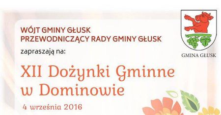 Dożynki gminne w Dominowie 2016