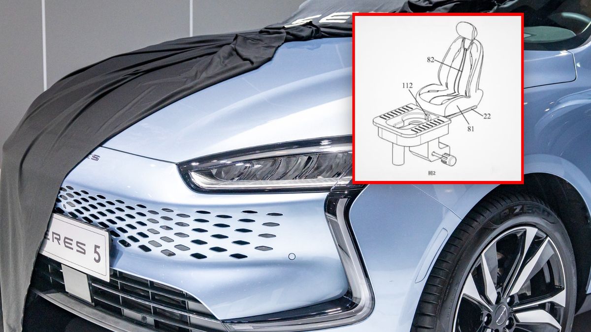 Producent aut elektrycznych Seres opatentował toaletę w fotelu