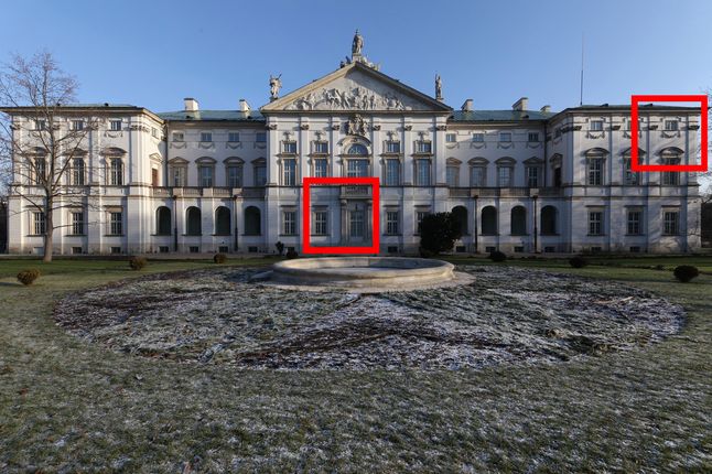 Kadr do testu szczegółowości obrazu, ogniskowa 17 mm. Zdjęcie było wykonane z włączoną korekcją winietowania ☺. Wycinki poniżej.