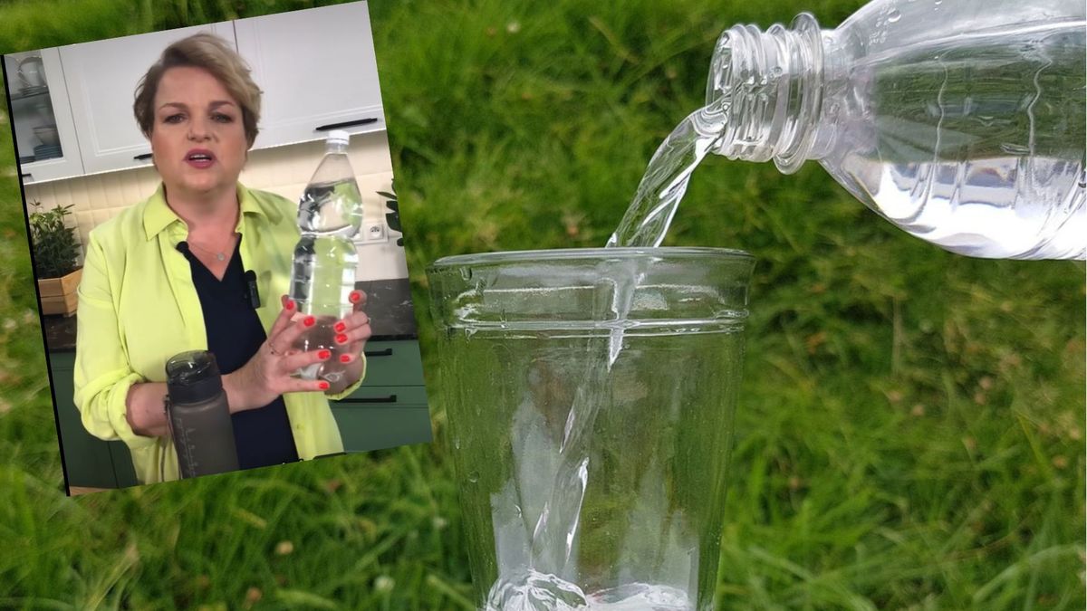 Katarzyna Bosacka namawia do picia wody z kranu