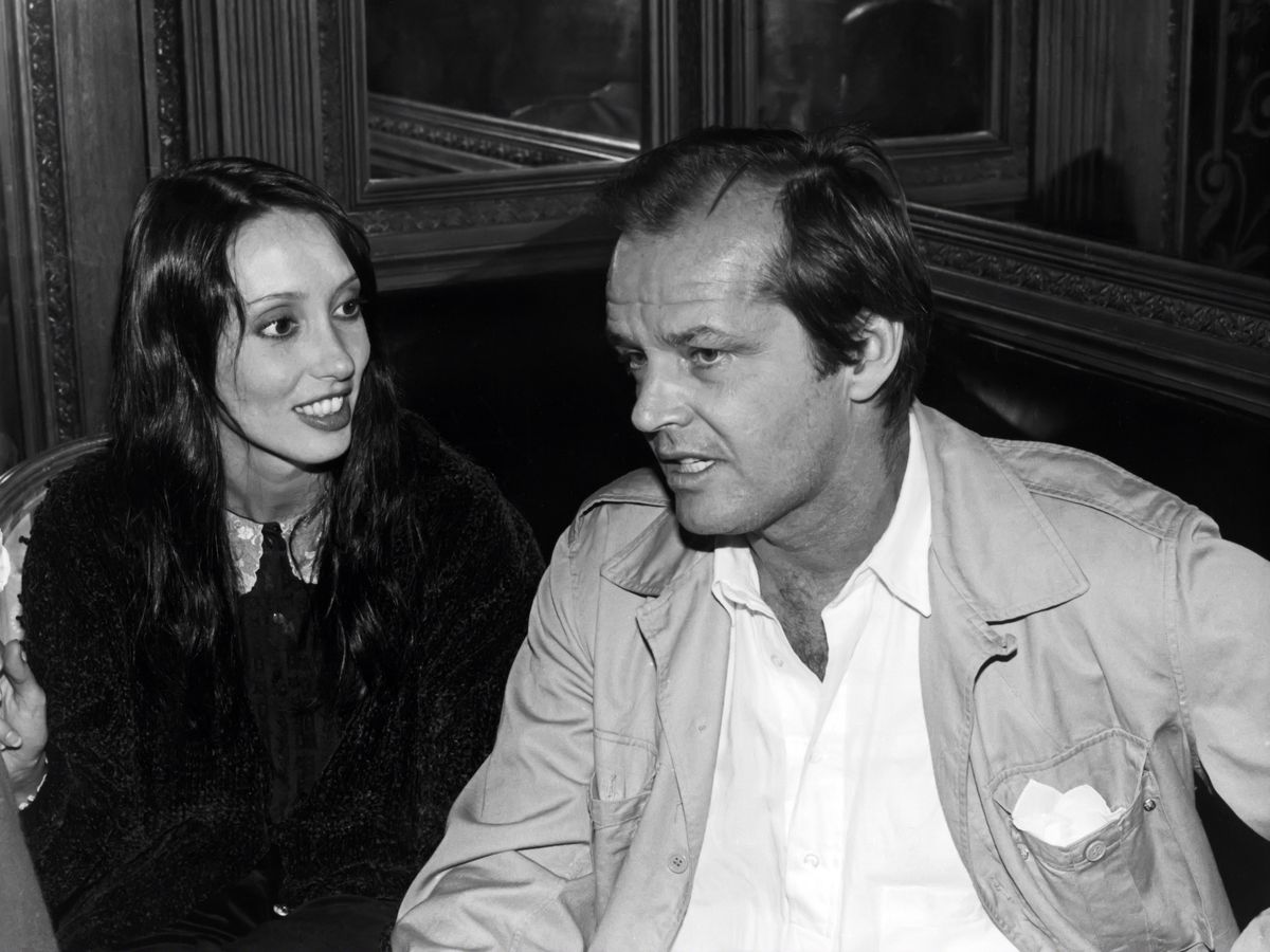 Shelley Duvall i Jack Nicholson w 1980 roku