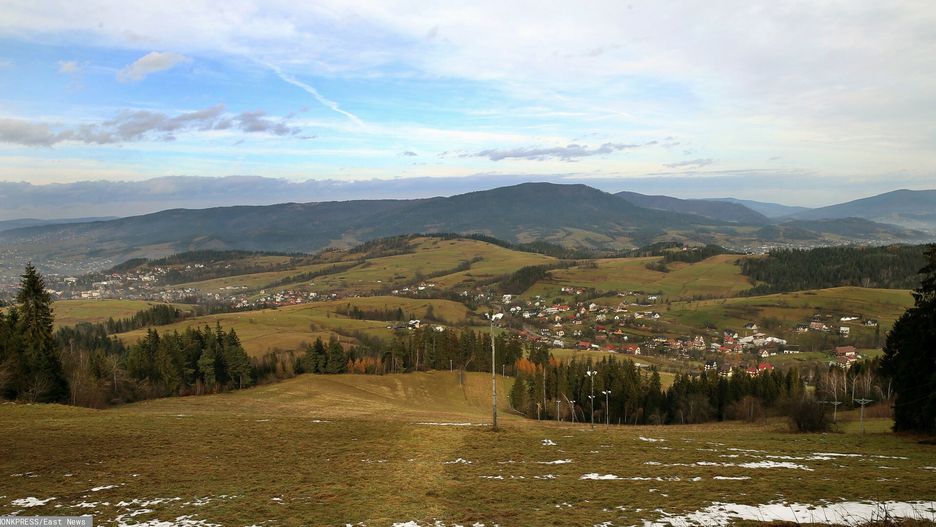 Widok na Rabkę-Zdrój 