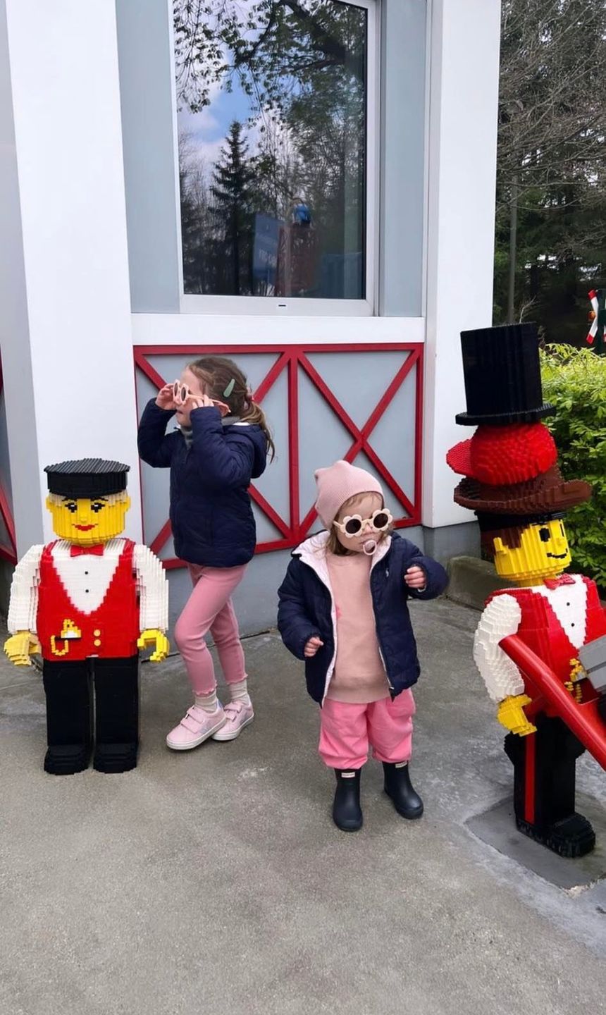 Rodzina Lewandowskich w Legolandzie 