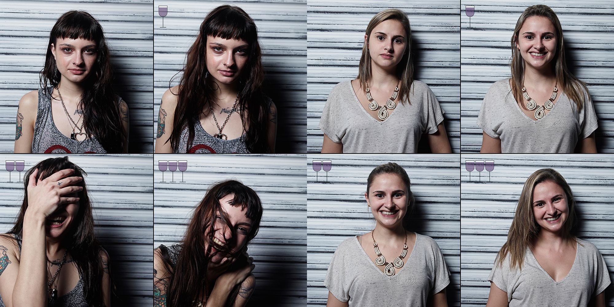 Zastanawialiście się kiedyś jak wyglądacie po 1, 2 i 3 lampkach wina? 9