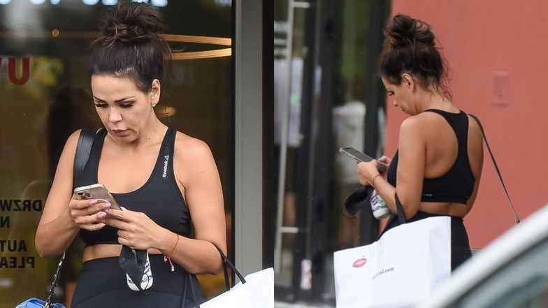 Sylwia Bomba wychodzi z treningu do "Tańca z gwiazdami"