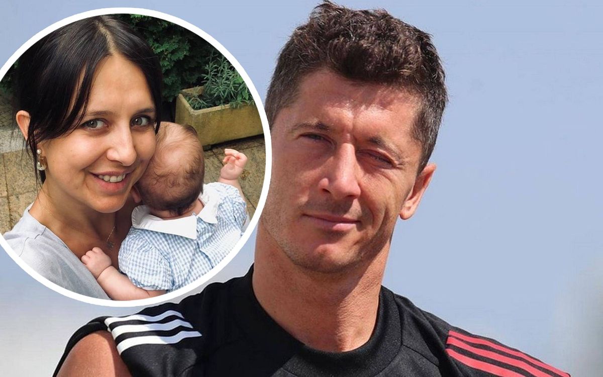 Robert Lewandowski i Milena Lewandowska