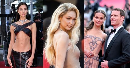 Gwiazdy walczą o uwagę w Cannes: Irina Shayk, Gigi Hadid, Alicia Vikander z mężem... (ZDJĘCIA)