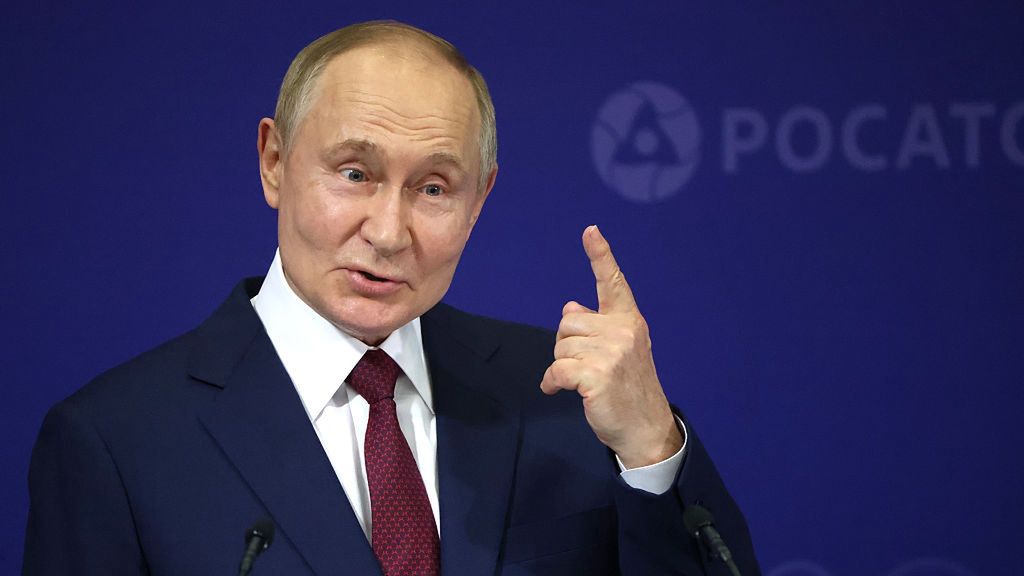 President Putin Visits The All-Russian Scientific Research Institute of Experimental Physics
SAROV, RUSSIA - AUGUST 22 (RUSSIA OUT) Russian President Vladimir Putin gestures during a meeting with nuclear industry representatives while visiting the All-Russian Scientific Research Institute Of Experimental Physics on August 22, 2025, in Sarov, Russia. Putin visited a national center of nuclear research, located in Nizhny Novrorod region, known as Gorky-130 or Arzamas-16 in the past, as a location of Soviet nuclear weapons facilities. (Photo by Contributor/Getty Images)
Contributor
bestof, topix