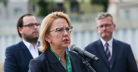Minister Moskwa musiała przerwać konferencję. "Nie wytrzymałam"