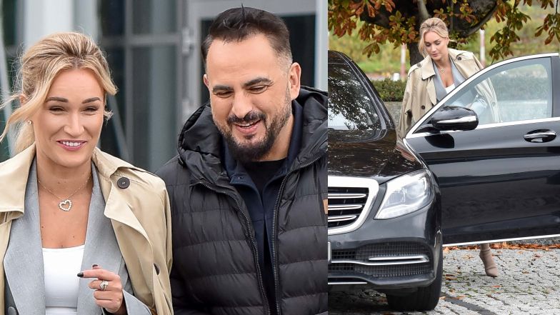 Kamila Boś i Agustin Egurrola wychodzą ze śniadaniówki