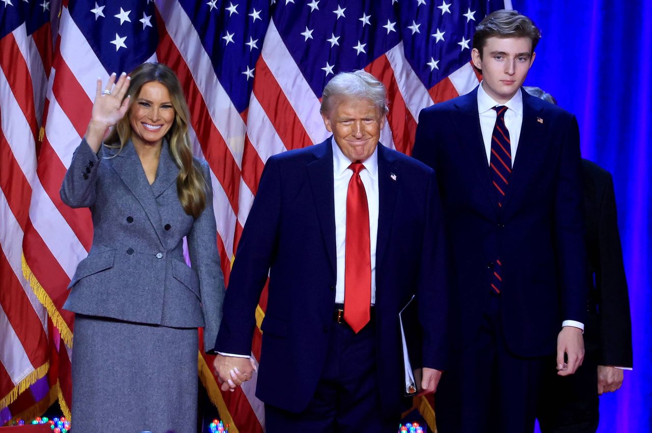 Trump's son Barron wows with tech skills, father amused