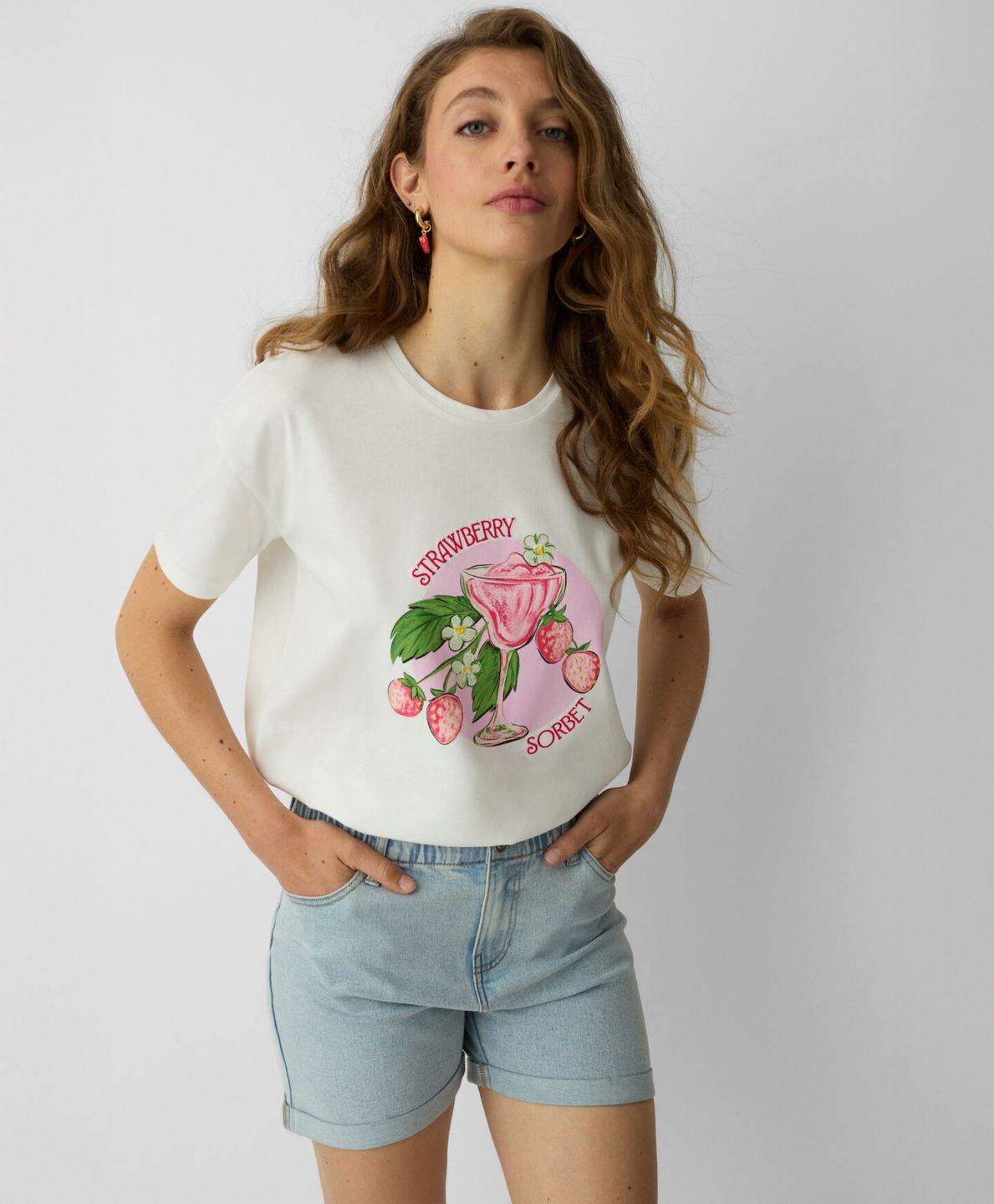 T-shirt z nadrukiem Pepco