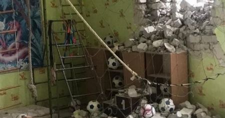Ostrzelano przedszkole w obwodzie ługańskim na Ukrainie