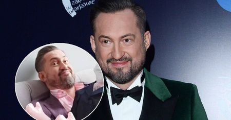 Marcin Prokop z dmuchaną lalką. Ma mu zastąpić dawnego partnera