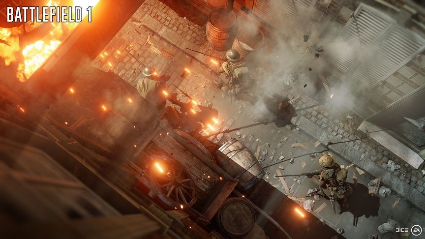 Battlefield 1 - walka w wąskich uliczkach