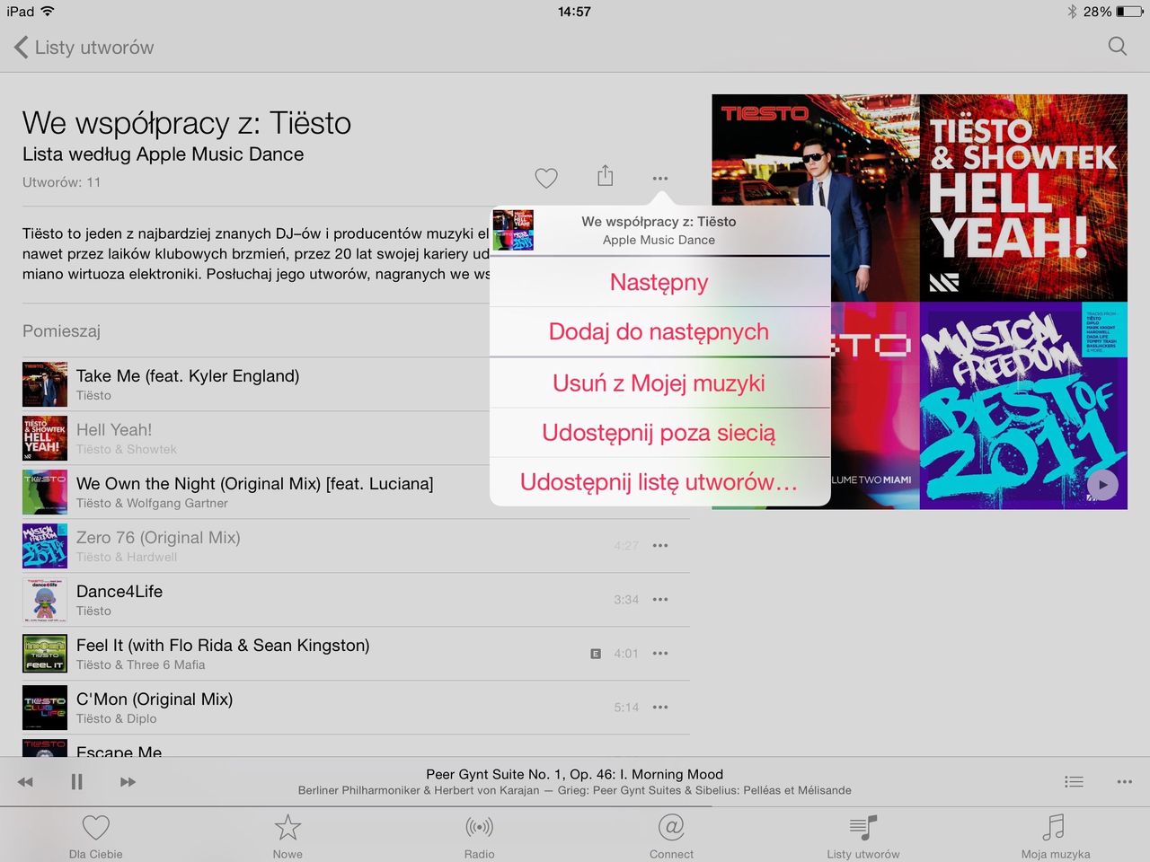 Apple Music - pobieranie utworów