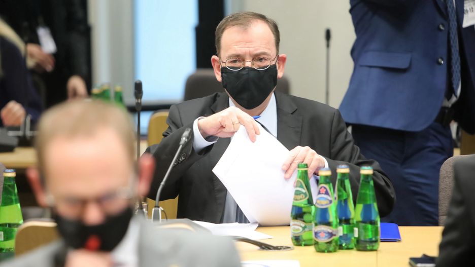 Sejm. Mariusz Kamiński na posiedzeniu