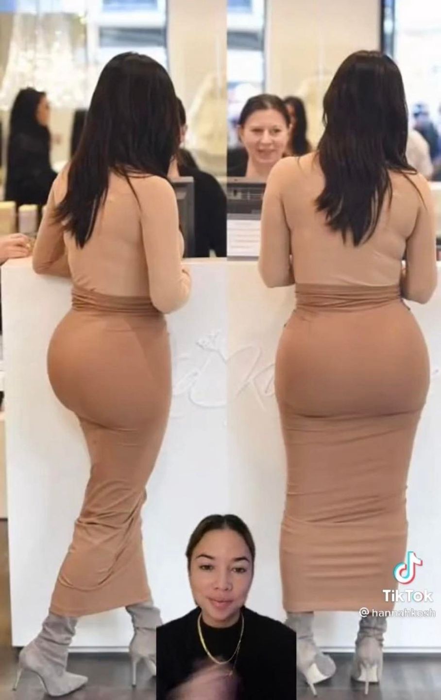 Kim Kardshian przed domniemanym zmniejszeniem pośladków