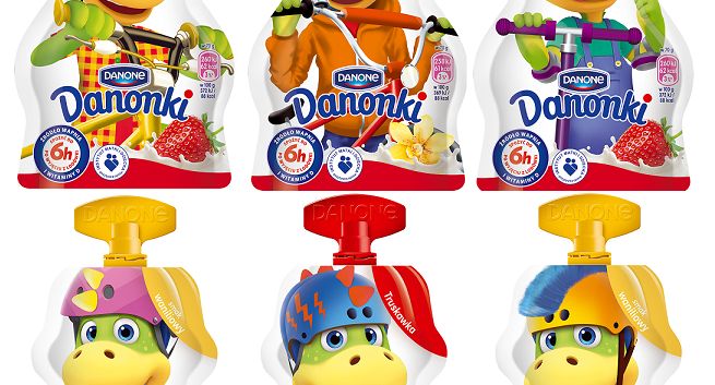 Danonki w saszetkach reklamowane „na więcej zabawy poza domem”