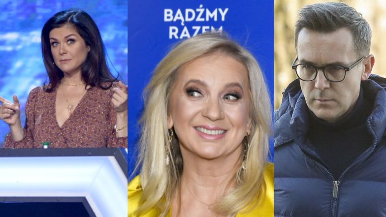 Koledzy wspierają Marzenę Rogalską. Internauci pytają: "Kiedy Wy odejdziecie?"