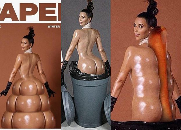 Internet śmieje się z TYŁKA Kim Kardashian! (ZDJĘCIA)