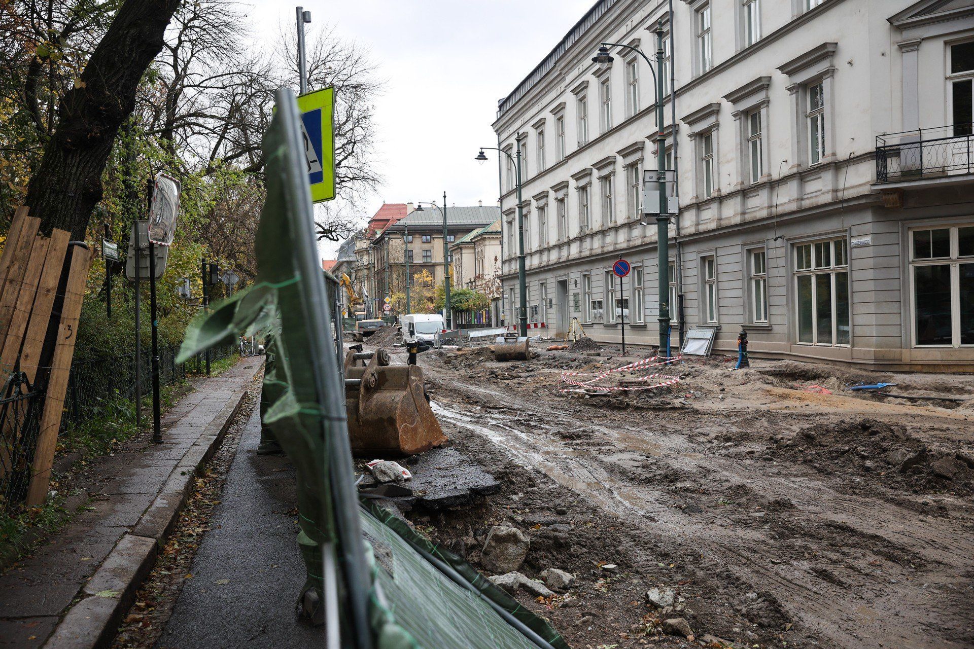 Przebudowa ulic Straszewskiego i Piłsudskiego w Krakowie
