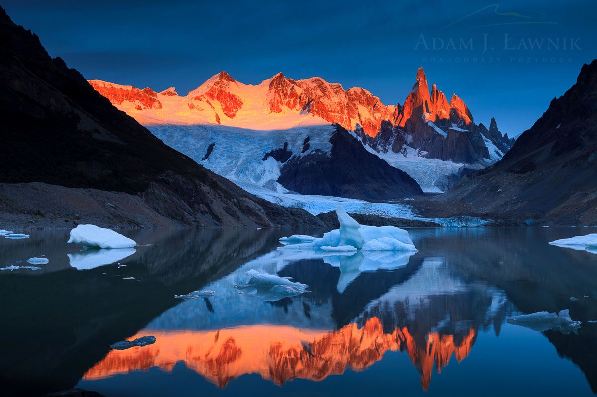 Chłodna i piękna Patagonia na zdjęciach Adama Ławnika