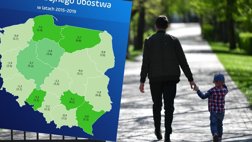 Pomógł socjal i wzrost płac. Ubóstwo maleje, ale nie wszędzie tak samo. 