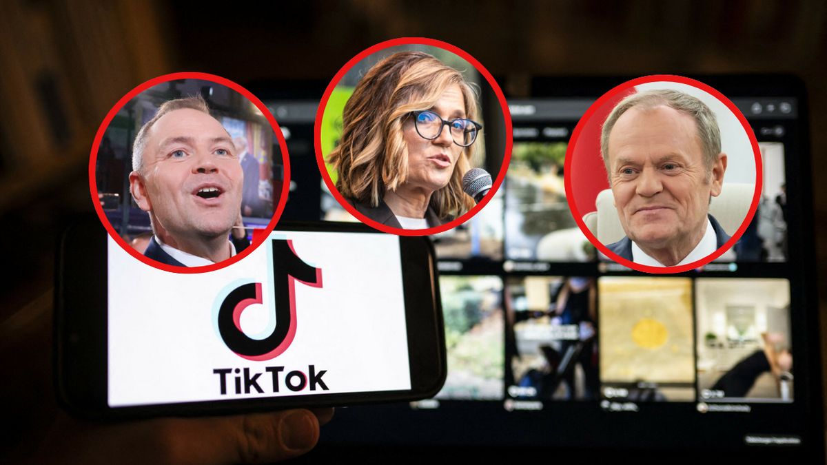 W listopad ajwięcej wyświetleń na Tik Toku zdobył Karol Nawrocki