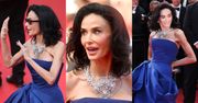 Niepokojąco szczupła Demi Moore kontynuuje podbój Cannes. Tym razem zachwyciła w królewskim błękicie. Klasa? (ZDJĘCIA)