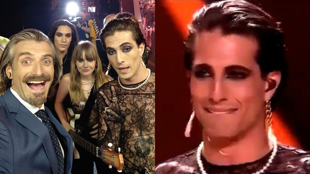 Maciej Dowbor śmieszkuje ze spotkania z Maneskin. Wyszło zabawnie?