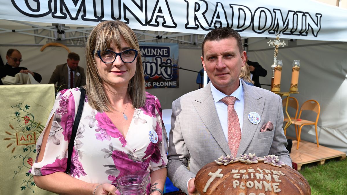 Gospodarzem dożynek gminy Radomin było Płonne
