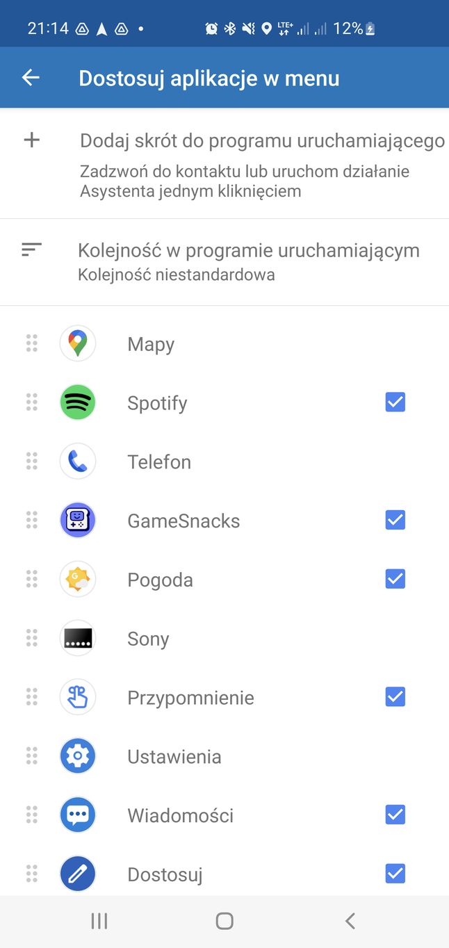 Android Auto: jak zmienić aplikacje w menu?