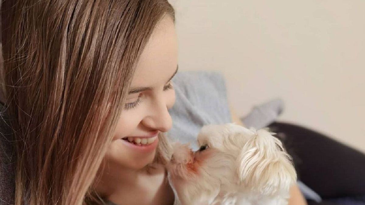 Nika Kriznar ze swoim psem