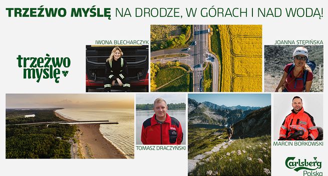 „Trucking Girl", przewodniczka tatrzańska i ratownicy medyczni ambasadorami kampanii "Trzeźwo myślę" Carlsberga