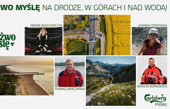 „Trucking Girl", przewodniczka tatrzańska i ratownicy medyczni ambasadorami kampanii "Trzeźwo myślę" Carlsberga