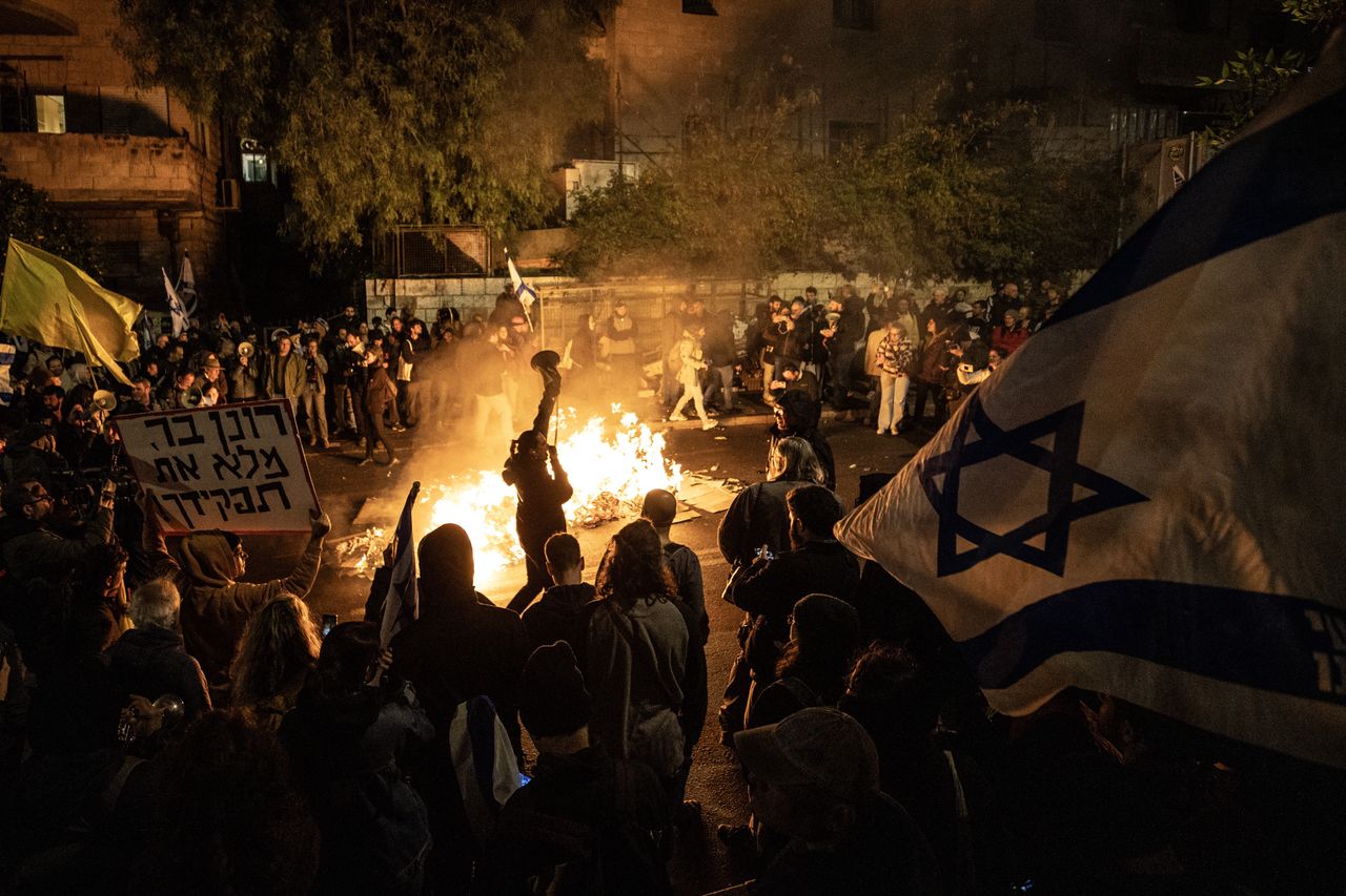 Działo się w nocy. Protesty w Izraelu. "Wyrzućmy ten rząd"