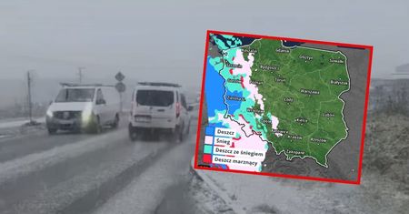Zaczęło się. Śnieżyca nadeszła z zachodu