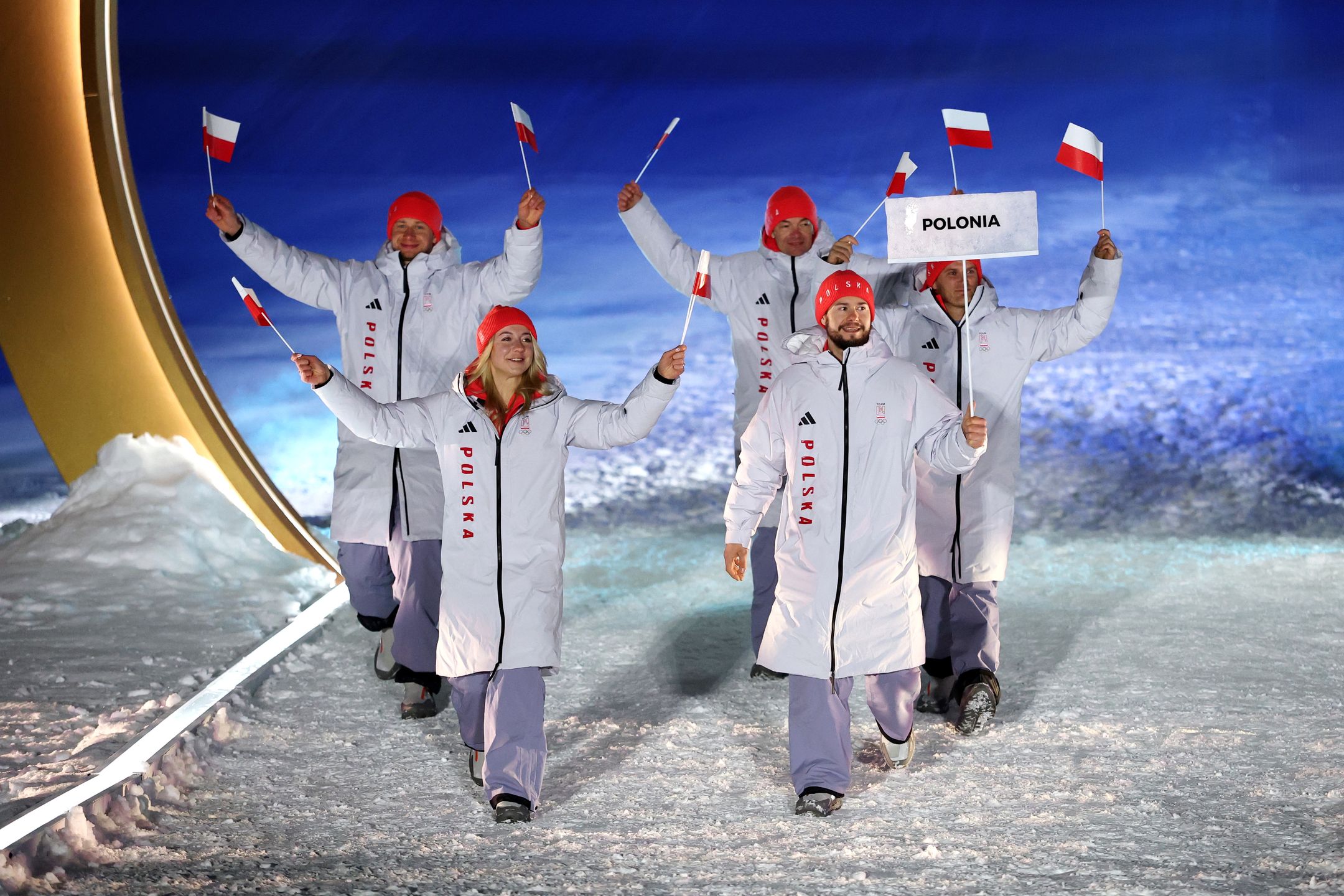 Polscy sportowcy na ceremonii otwarcia igrzysk olimpijskich