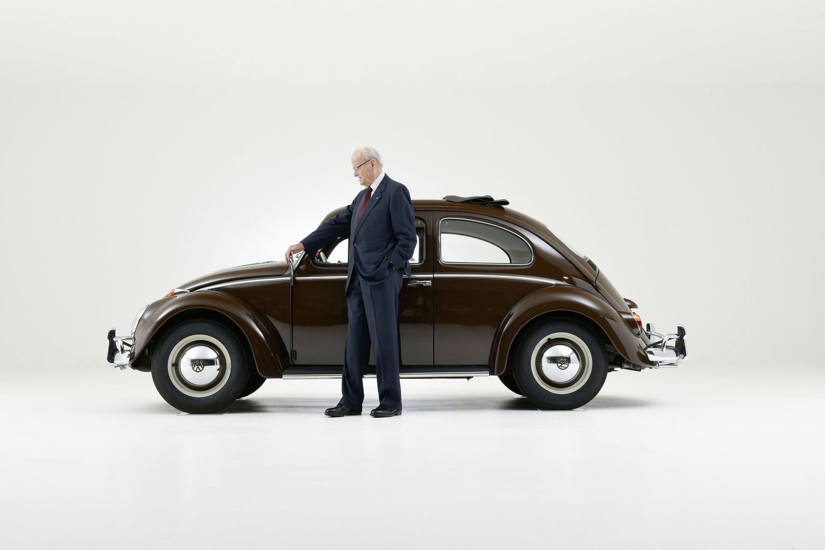 Carl Hahn, prezes zarządu Volkswagena w latach 1982-1992