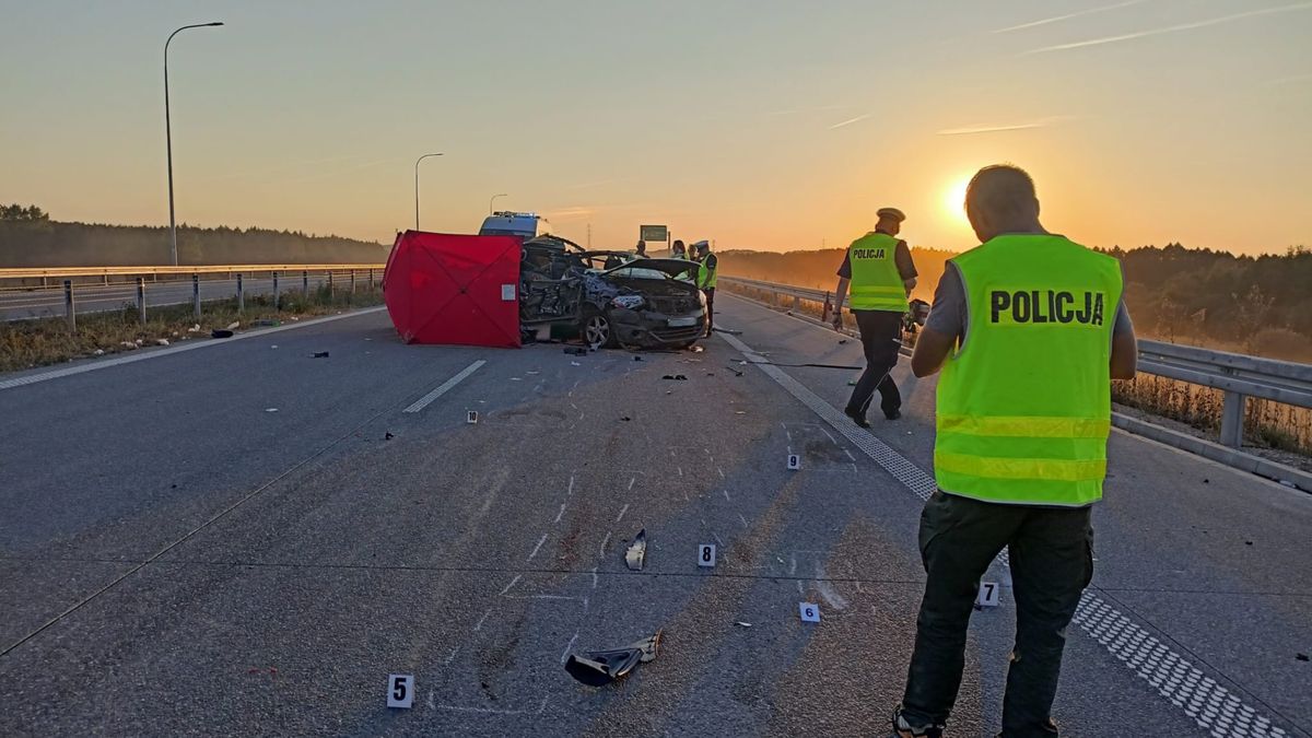 Tragiczny wypadek. Dwie ofiary śmiertelne