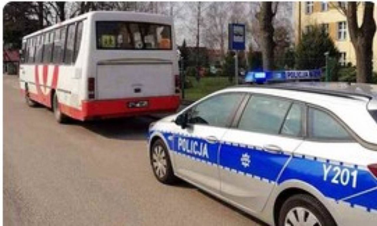 Ciechanów. Interwencja policji. Tak przewoził pasażerów