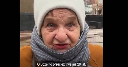 "Żreć, spać, wódki się napić". Staruszka nie miała litości dla Władimira Putina